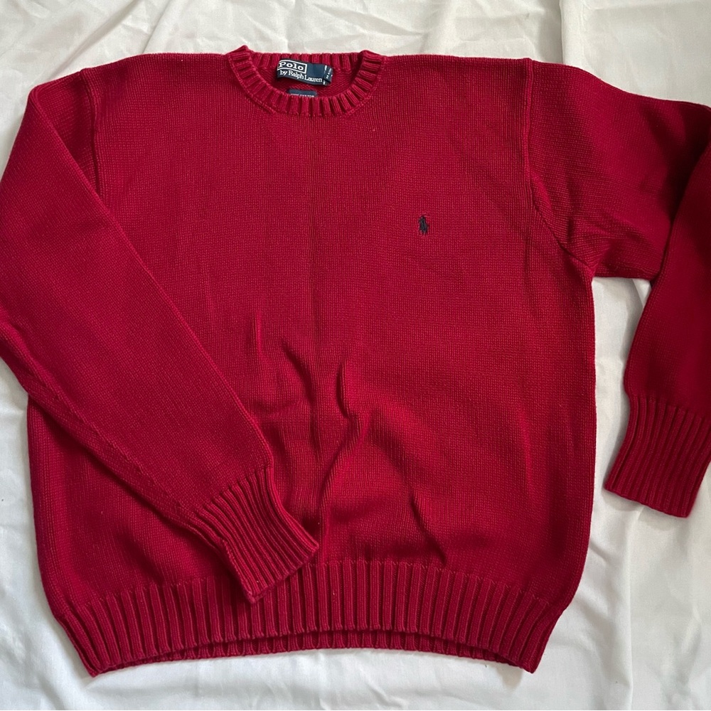 Men’s Classic Polo crewneck sweater 
Great condition